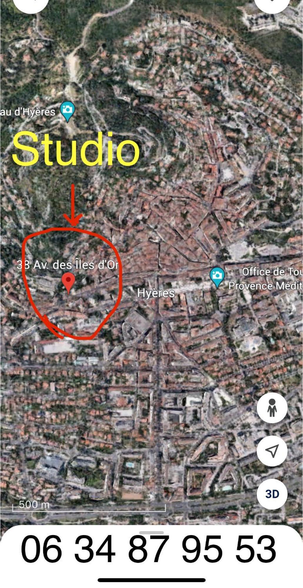 Charmant Studio Hyères Екстериор снимка